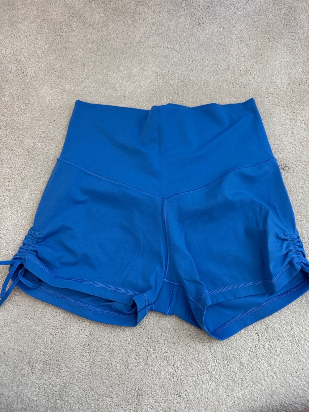 aerie offline High-Waist Royal Blue Workout Shorts